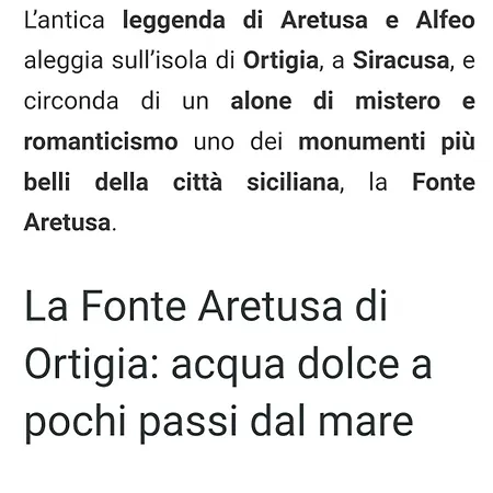 Casa vacanze Ortigia Sèfer *